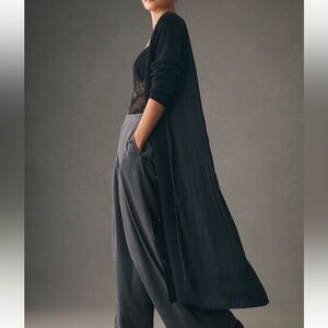 BY ANTHROPOLOGIE LONG TWOFER CARDIGAN
Size:  L